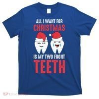 Two Front Teeth 2 Teeth Tooth Christmas My Two Front Teeth Gift T-Shirt thumb 0