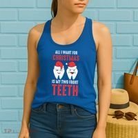 Two Front Teeth 2 Teeth Tooth Christmas My Two Front Teeth Gift Women's Tank Top thumb 2