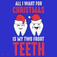 Two Front Teeth 2 Teeth Tooth Christmas My Two Front Teeth Gift Women's Tank Top thumb 5