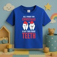 Two Front Teeth 2 Teeth Tooth Christmas My Two Front Teeth Gift Toddler T-Shirt thumb 3