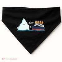 Titanic Funny Titanic And Iceberg Boop Parody For USA-Made Doggie Bandana thumb 0