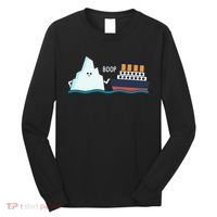 Titanic Funny Titanic And Iceberg Boop Parody For Long Sleeve Shirt thumb 0