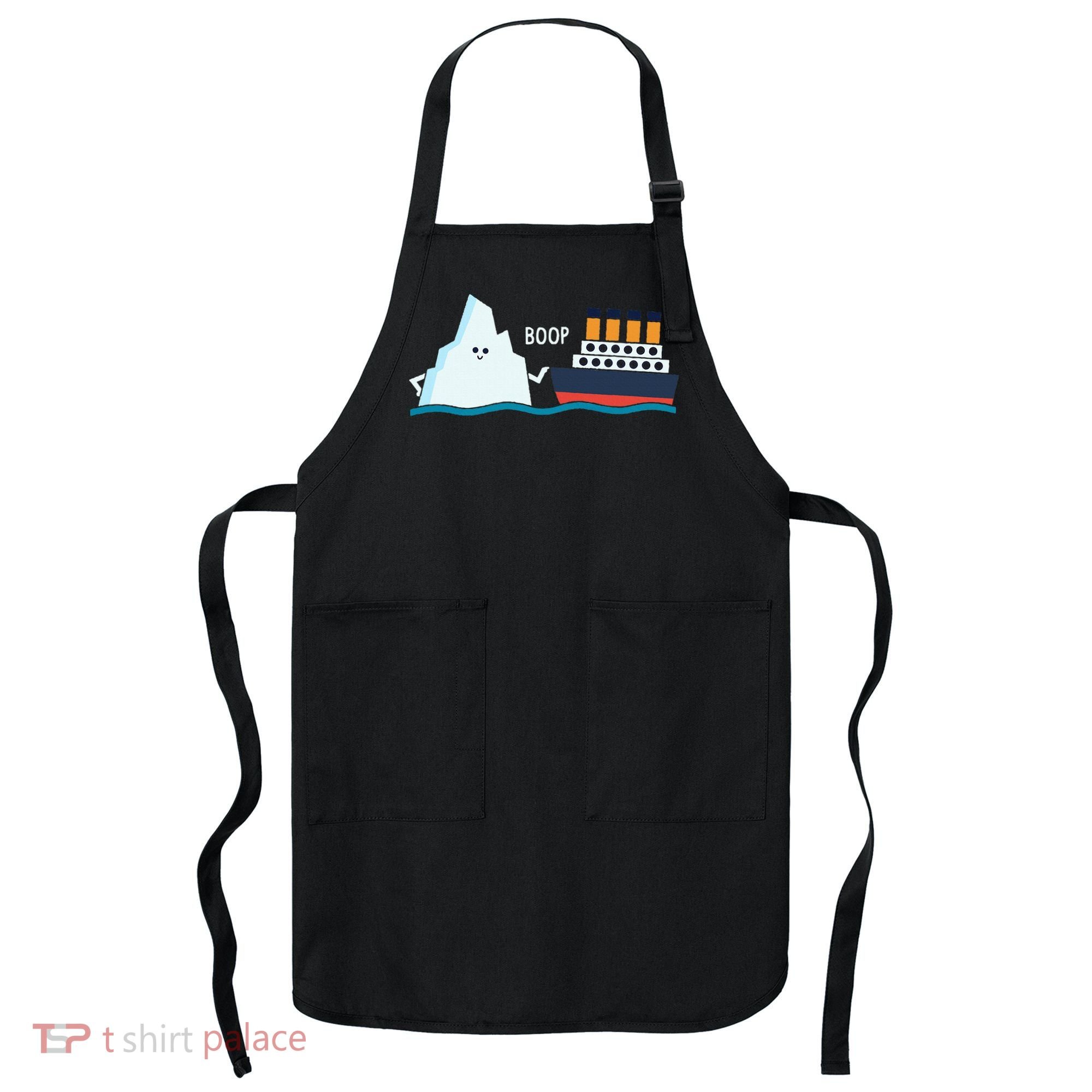 Titanic Funny Titanic And Iceberg Boop Parody For Apron