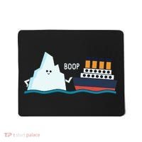 Titanic Funny Titanic And Iceberg Boop Parody For Mousepad thumb 0