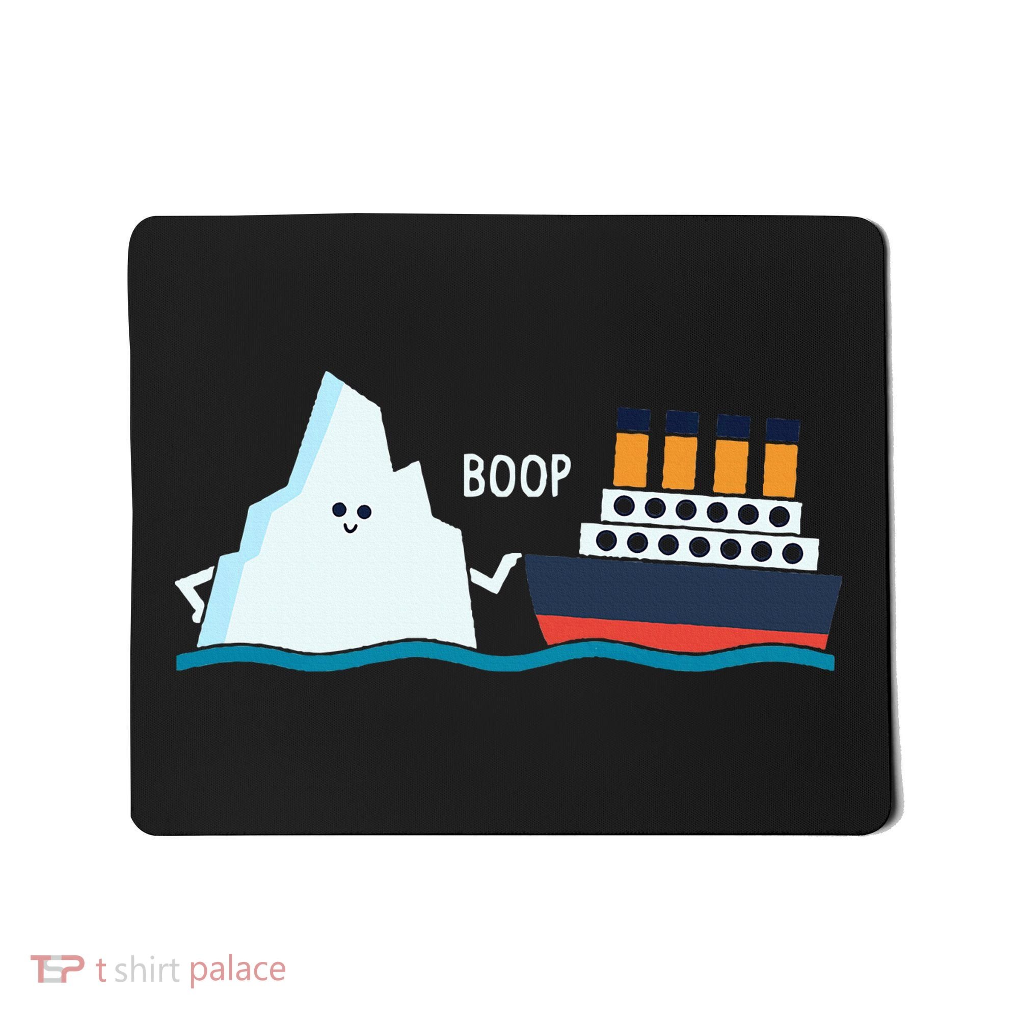 Titanic Funny Titanic And Iceberg Boop Parody For Mousepad