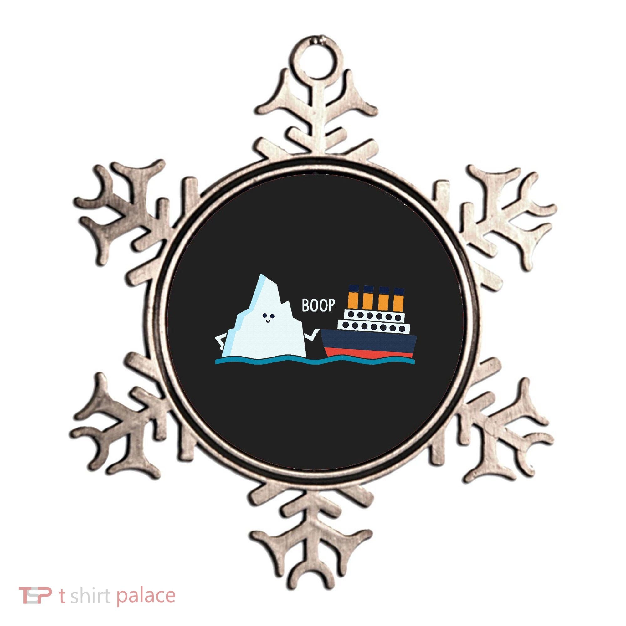 Titanic Funny Titanic And Iceberg Boop Parody For Ornament