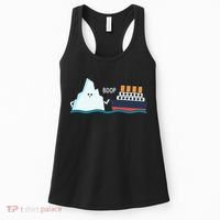 Titanic Funny Titanic And Iceberg Boop Parody For Women's Tank Top thumb 0