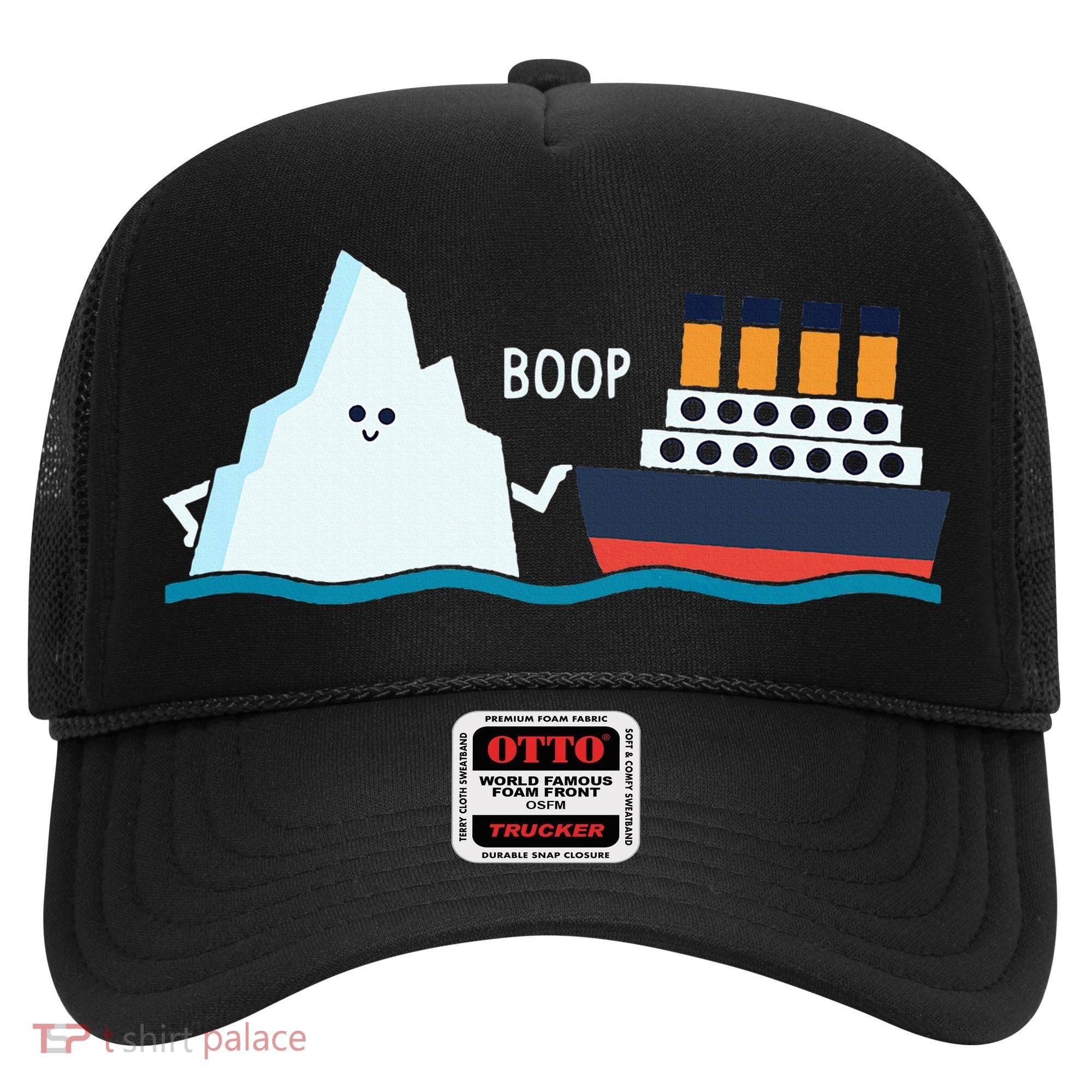 Titanic Funny Titanic And Iceberg Boop Parody For Hat