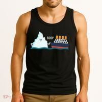 Titanic Funny Titanic And Iceberg Boop Parody For Tank Top thumb 3