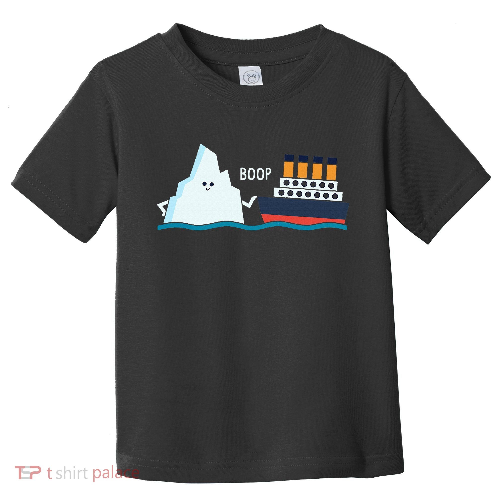 Titanic Funny Titanic And Iceberg Boop Parody For Toddler T-Shirt