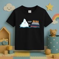 Titanic Funny Titanic And Iceberg Boop Parody For Toddler T-Shirt thumb 3