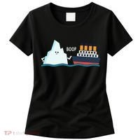 Titanic Funny Titanic And Iceberg Boop Parody For Women's T-Shirt thumb 0