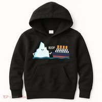 Titanic Funny Titanic And Iceberg Boop Parody For Kids Hoodie thumb 0