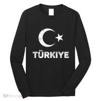 Turkish Flag Turk Bayragi Turkey Flag Turkiye Long Sleeve Shirt thumb 0