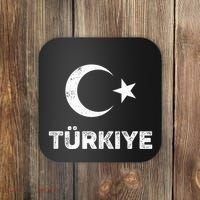 Turkish Flag Turk Bayragi Turkey Flag Turkiye Coaster thumb 0