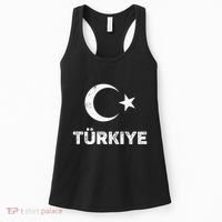 Turkish Flag Turk Bayragi Turkey Flag Turkiye Women's Tank Top thumb 0