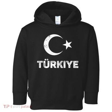 Turkish Flag Turk Bayragi Turkey Flag Turkiye Toddler Hoodie
