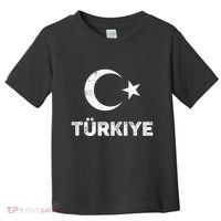 Turkish Flag Turk Bayragi Turkey Flag Turkiye Toddler T-Shirt thumb 0