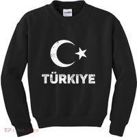 Turkish Flag Turk Bayragi Turkey Flag Turkiye Kids Sweatshirt thumb 0