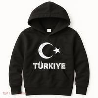 Turkish Flag Turk Bayragi Turkey Flag Turkiye Kids Hoodie thumb 0