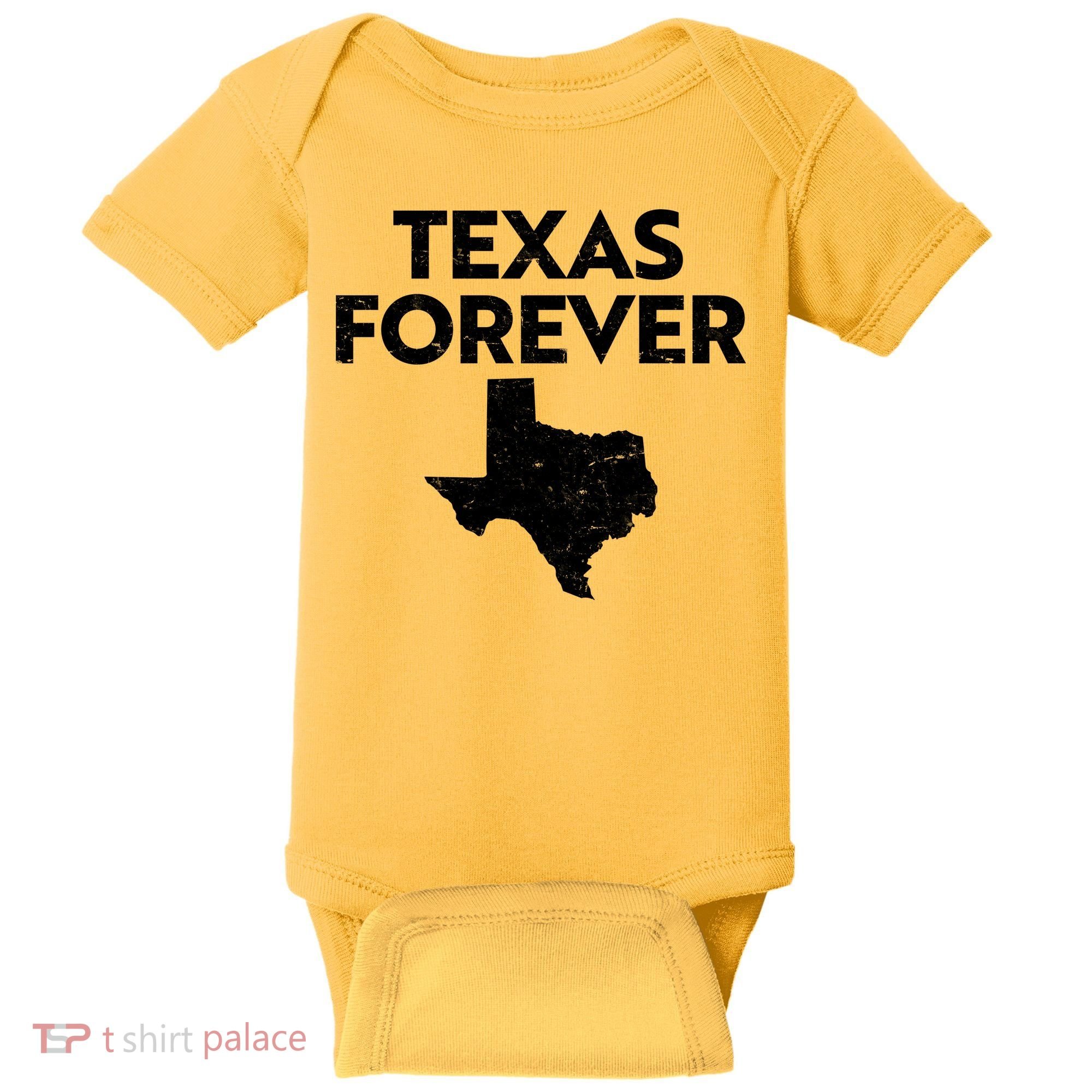 Texas Forever Texas State Baby Bodysuit