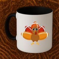 Turkey Football Thanksgiving Coffee Mug thumb 2