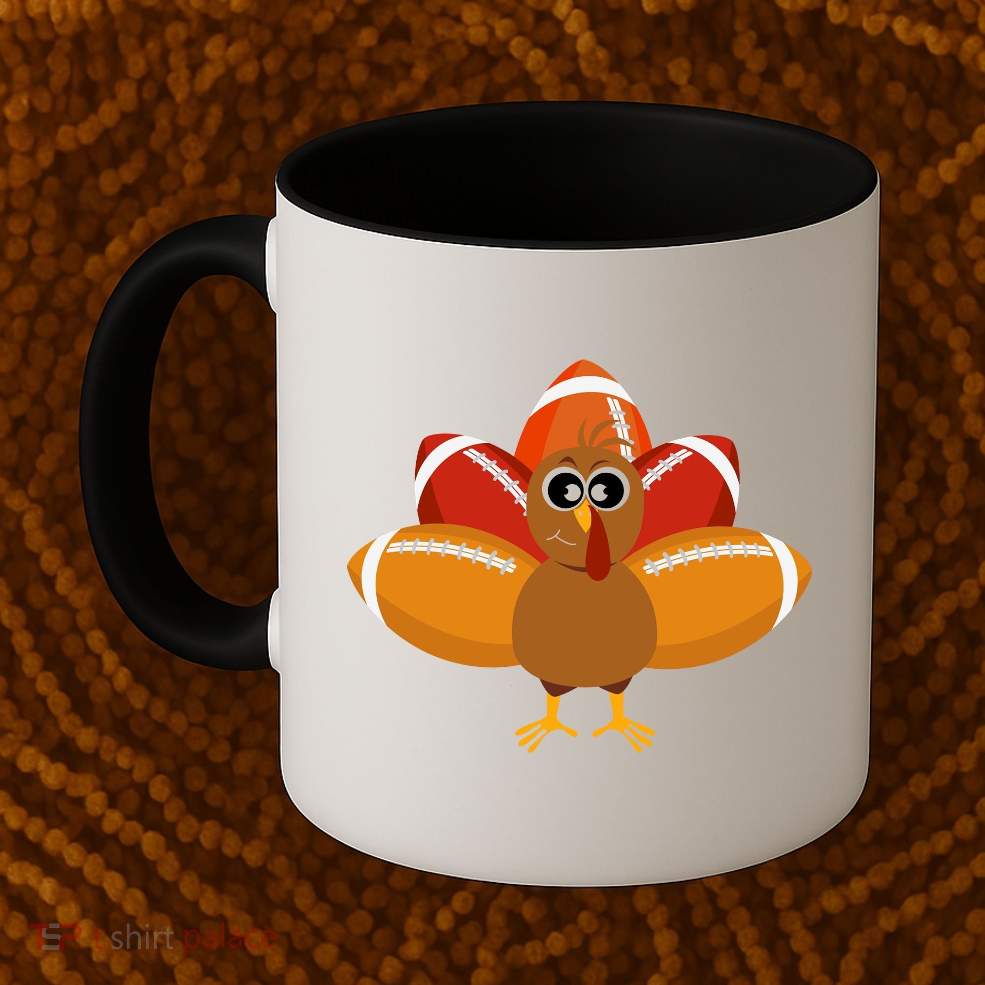 Turkey Football Thanksgiving Coffee Mug