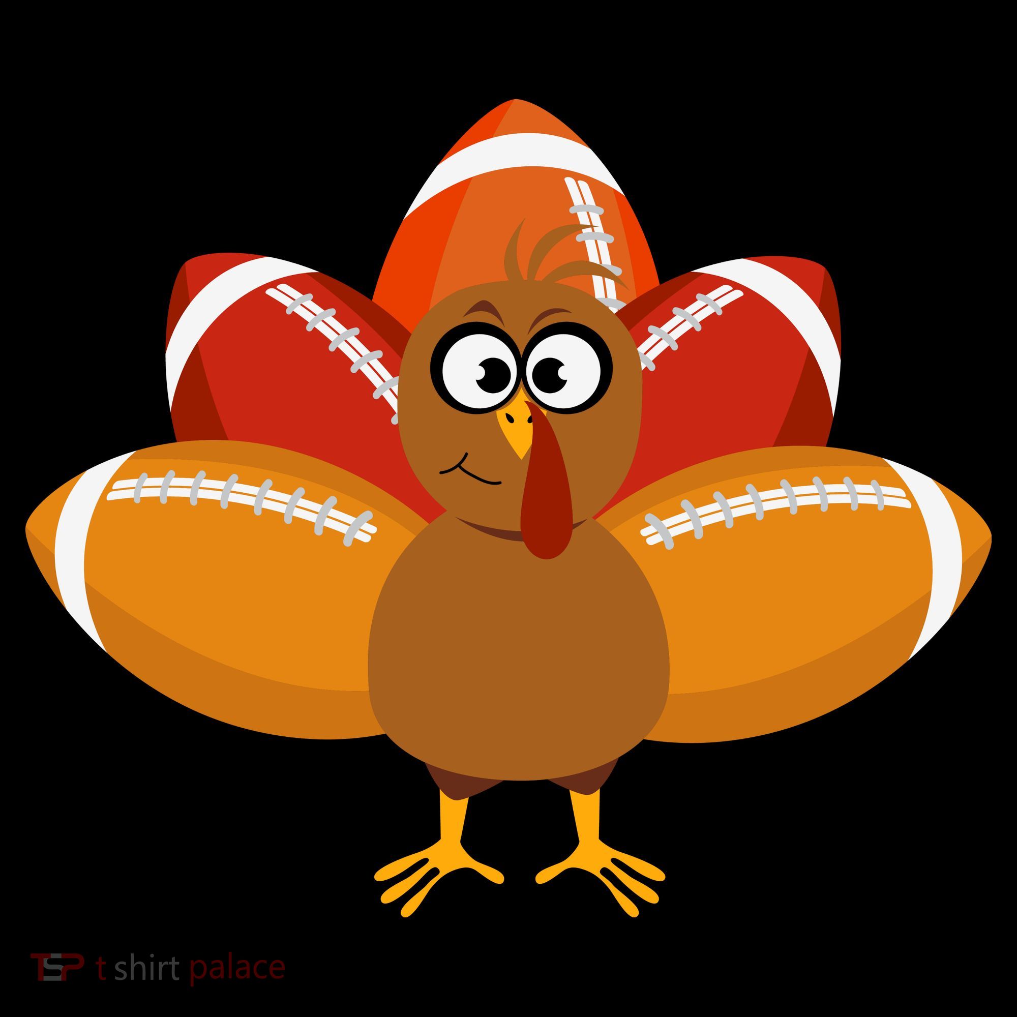 Turkey Football Thanksgiving Women's Hoodie