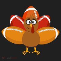 Turkey Football Thanksgiving Hat thumb 2