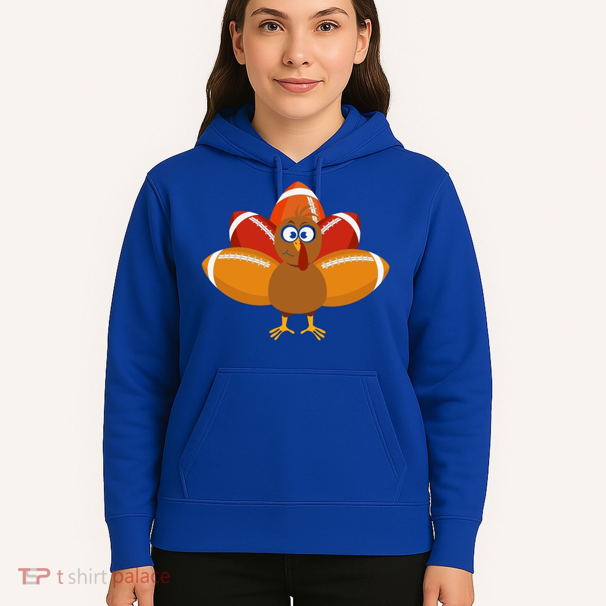 Turkey Football Thanksgiving Hoodie