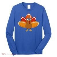 Turkey Football Thanksgiving Long Sleeve Shirt thumb 0