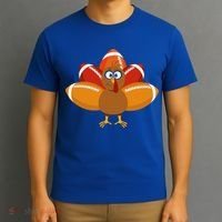 Turkey Football Thanksgiving T-Shirt thumb 3