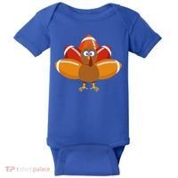 Turkey Football Thanksgiving Baby Bodysuit thumb 0