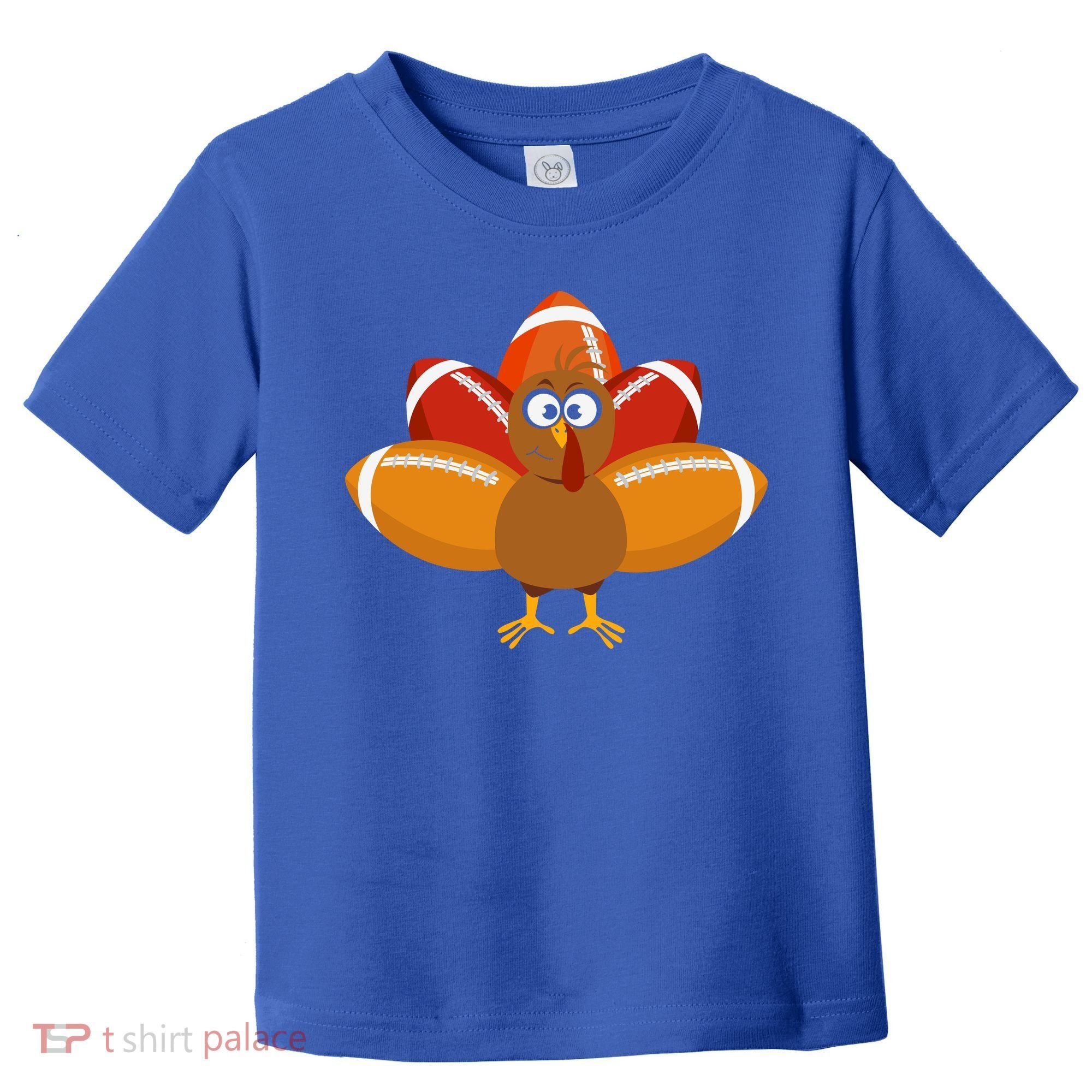 Turkey Football Thanksgiving Toddler T-Shirt