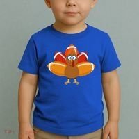 Turkey Football Thanksgiving Toddler T-Shirt thumb 2