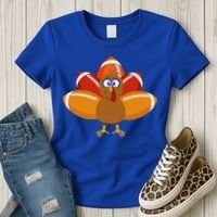 Turkey Football Thanksgiving Women's T-Shirt thumb 3