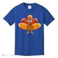 Turkey Football Thanksgiving Kids T-Shirt thumb 0