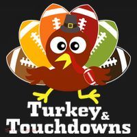 Thanksgiving Football Turkey And Touchdowns Mousepad thumb 1