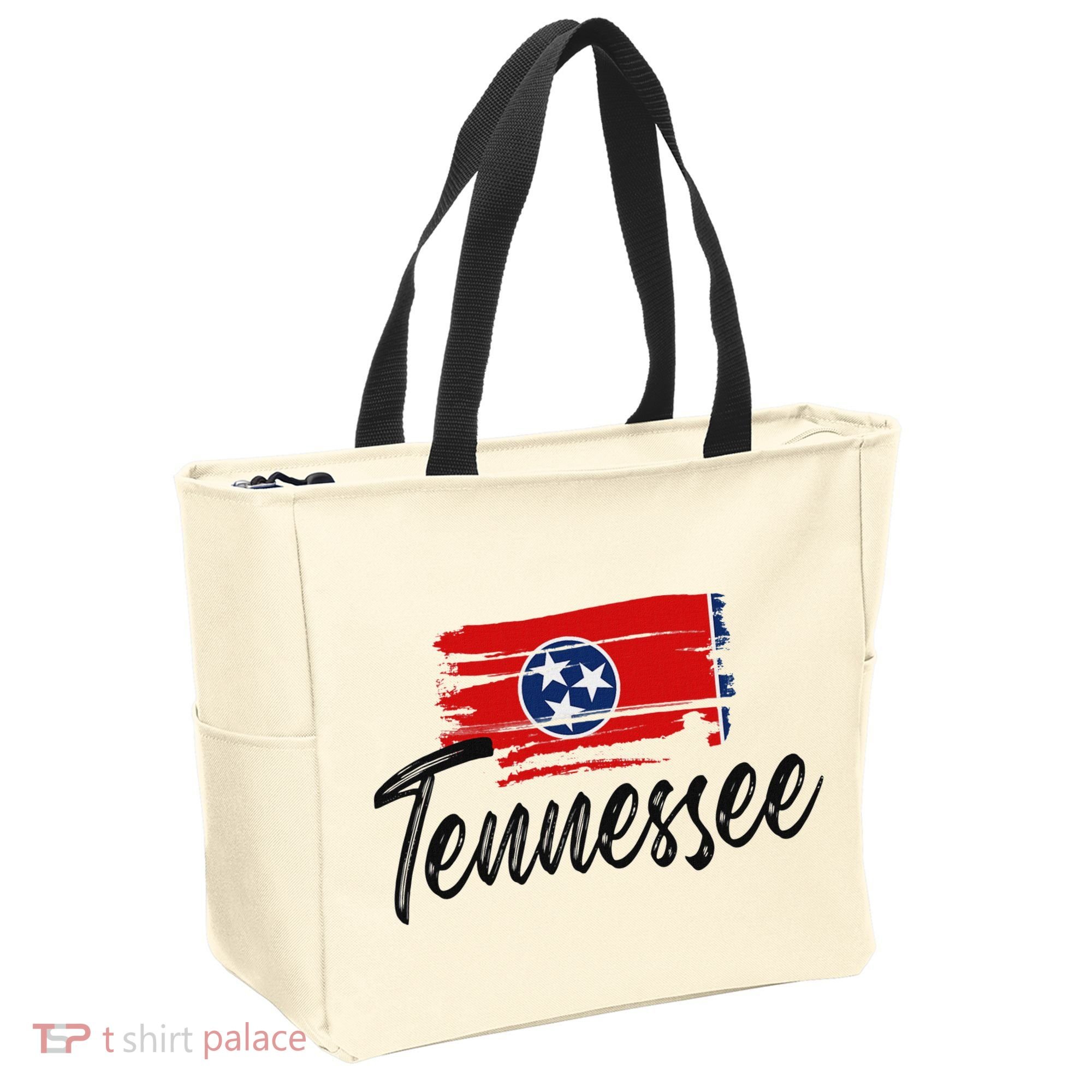 Tennessee Flag Tennessean Tennessee Flag State Pride Tote Bag