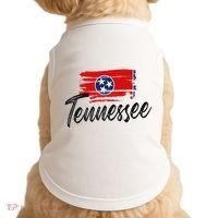 Tennessee Flag Tennessean Tennessee Flag State Pride Doggie Tank thumb 0
