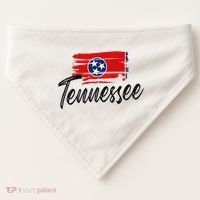 Tennessee Flag Tennessean Tennessee Flag State Pride USA-Made Doggie Bandana thumb 0