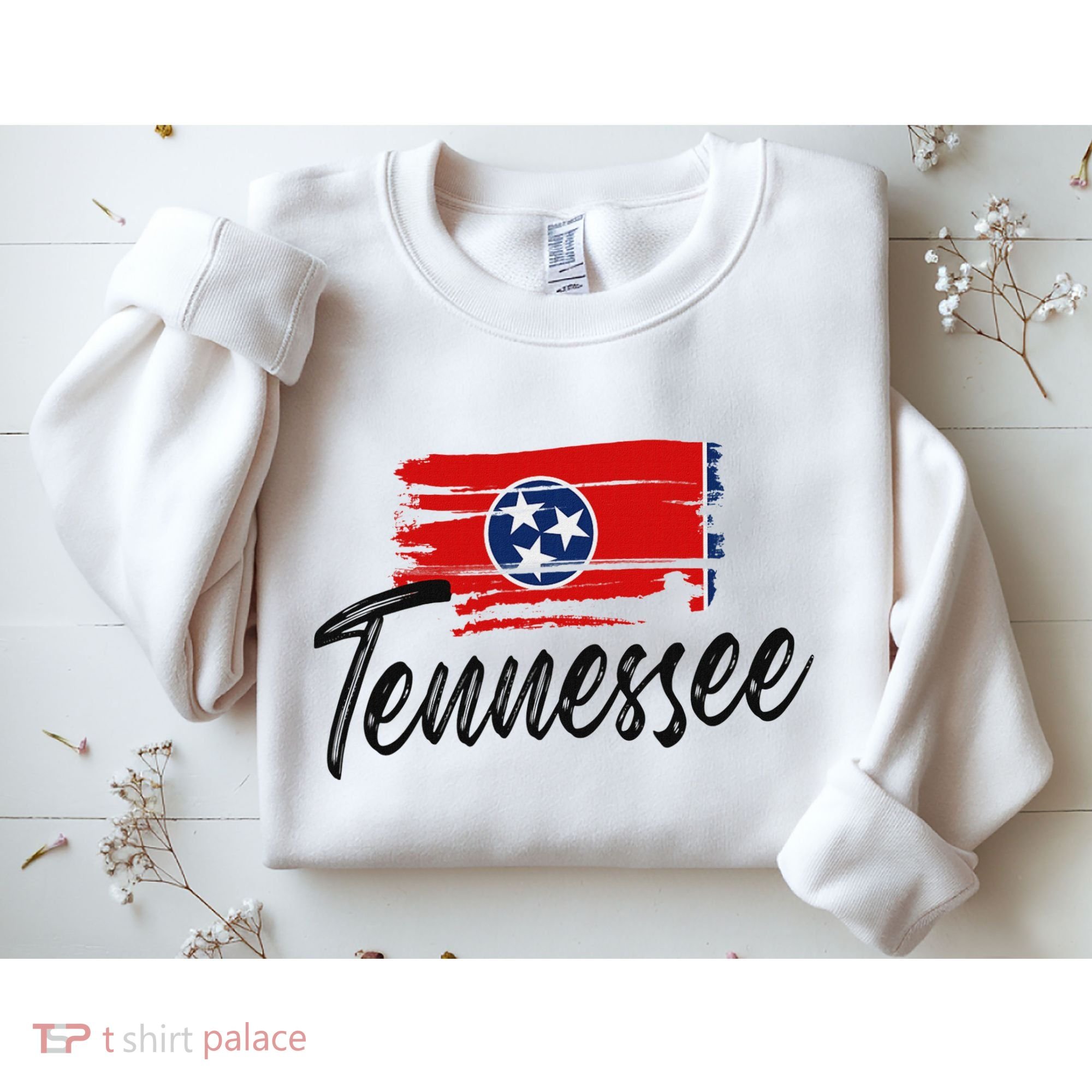 Tennessee Flag Tennessean Tennessee Flag State Pride Sweatshirt