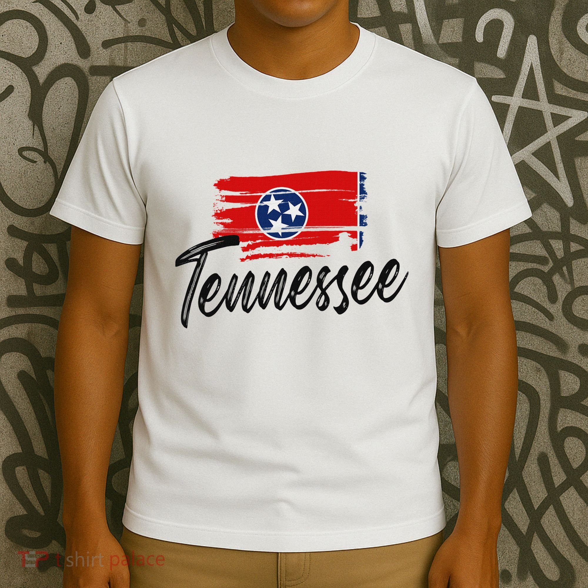 Tennessee Flag Tennessean Tennessee Flag State Pride T-Shirt