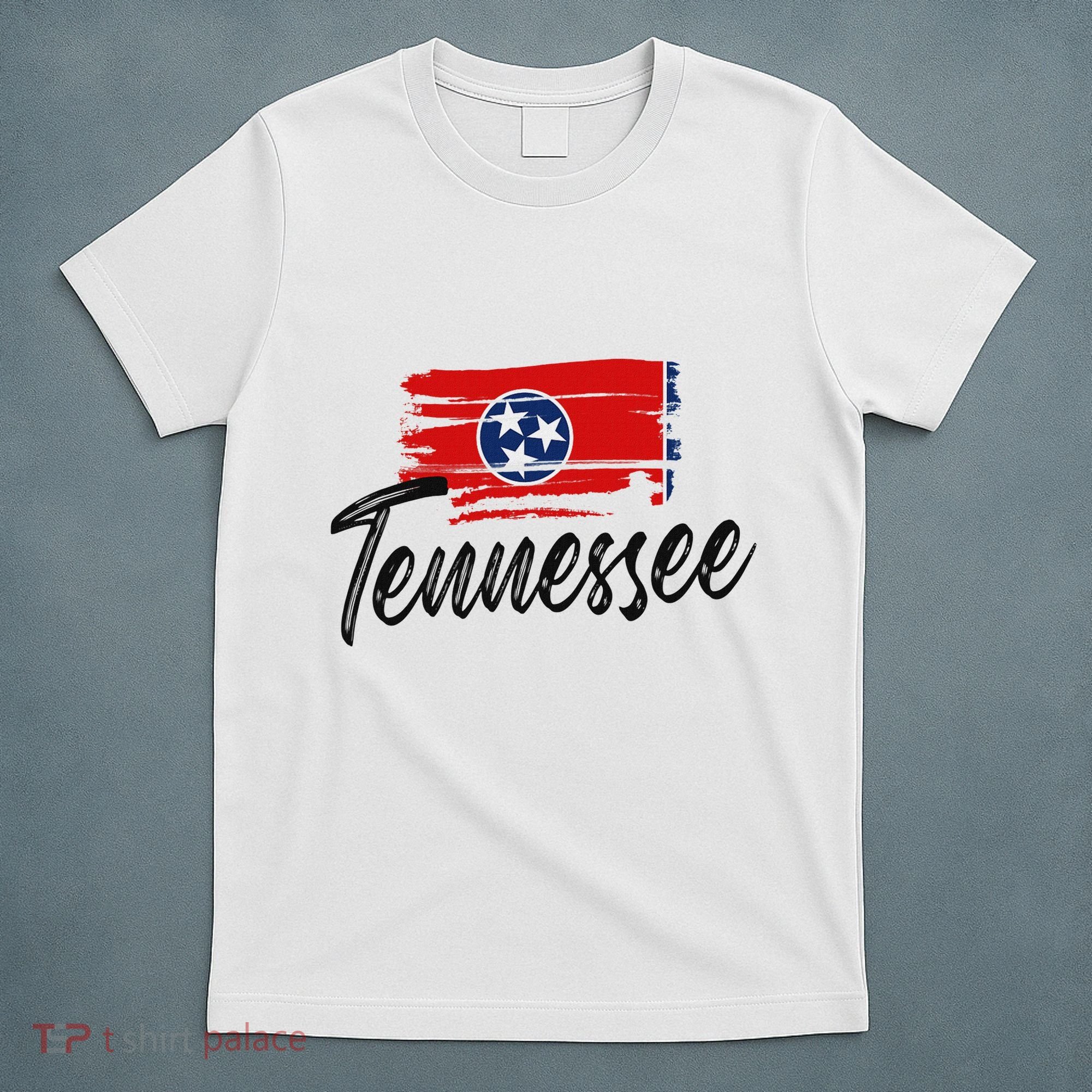 Tennessee Flag Tennessean Tennessee Flag State Pride T-Shirt