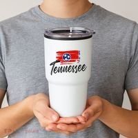Tennessee Flag Tennessean Tennessee Flag State Pride Tumbler thumb 2