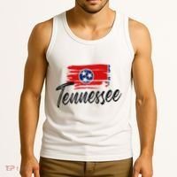 Tennessee Flag Tennessean Tennessee Flag State Pride Tank Top thumb 3