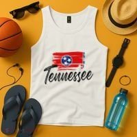 Tennessee Flag Tennessean Tennessee Flag State Pride Tank Top thumb 4
