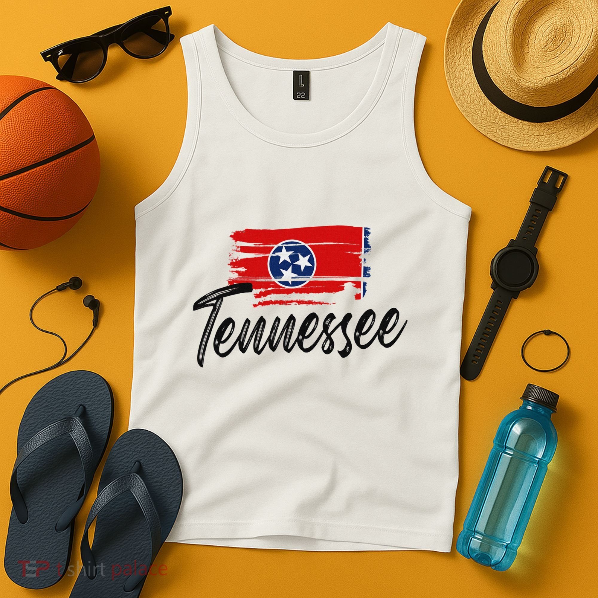 Tennessee Flag Tennessean Tennessee Flag State Pride Tank Top