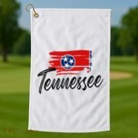 Tennessee Flag Tennessean Tennessee Flag State Pride Golf Towel thumb 1