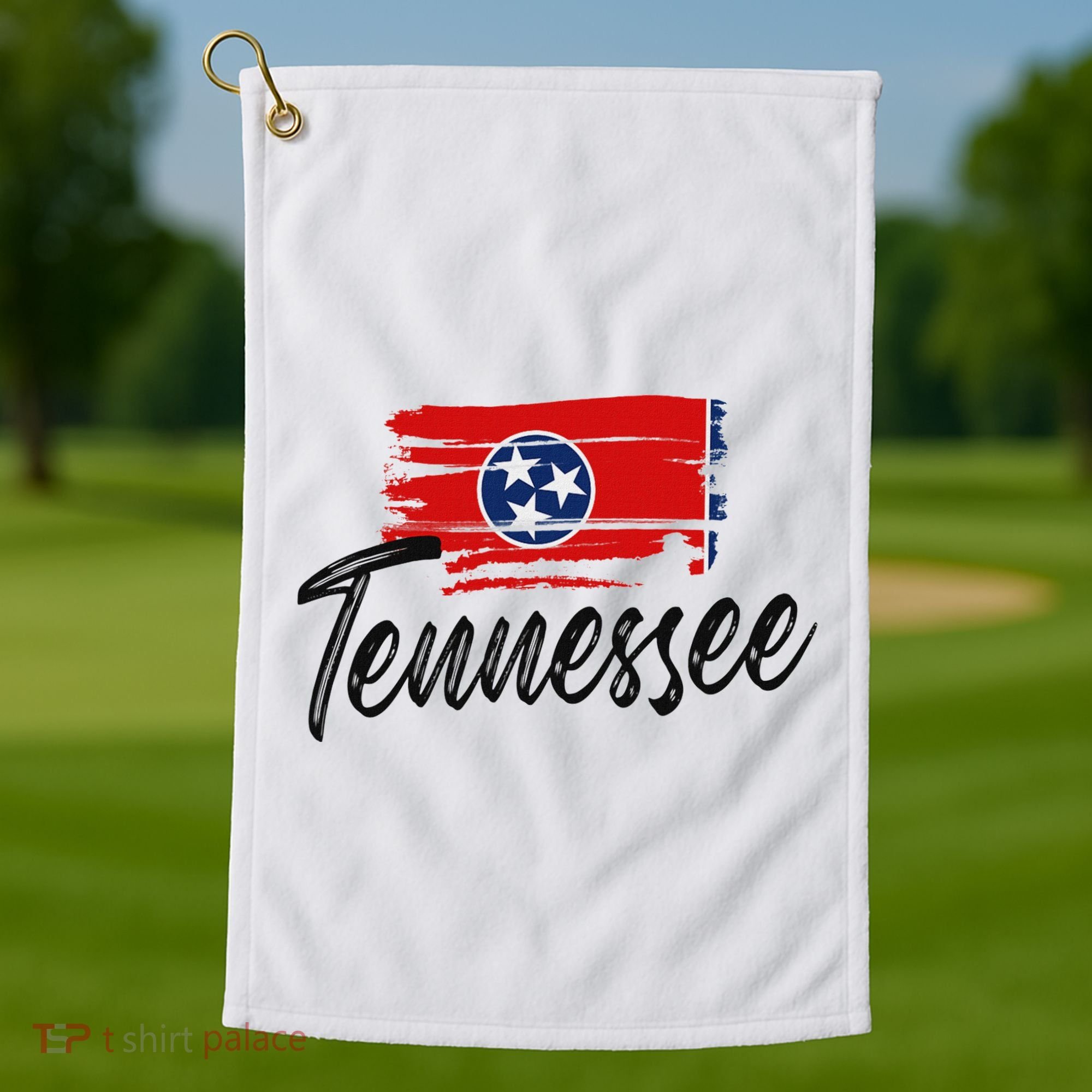 Tennessee Flag Tennessean Tennessee Flag State Pride Golf Towel